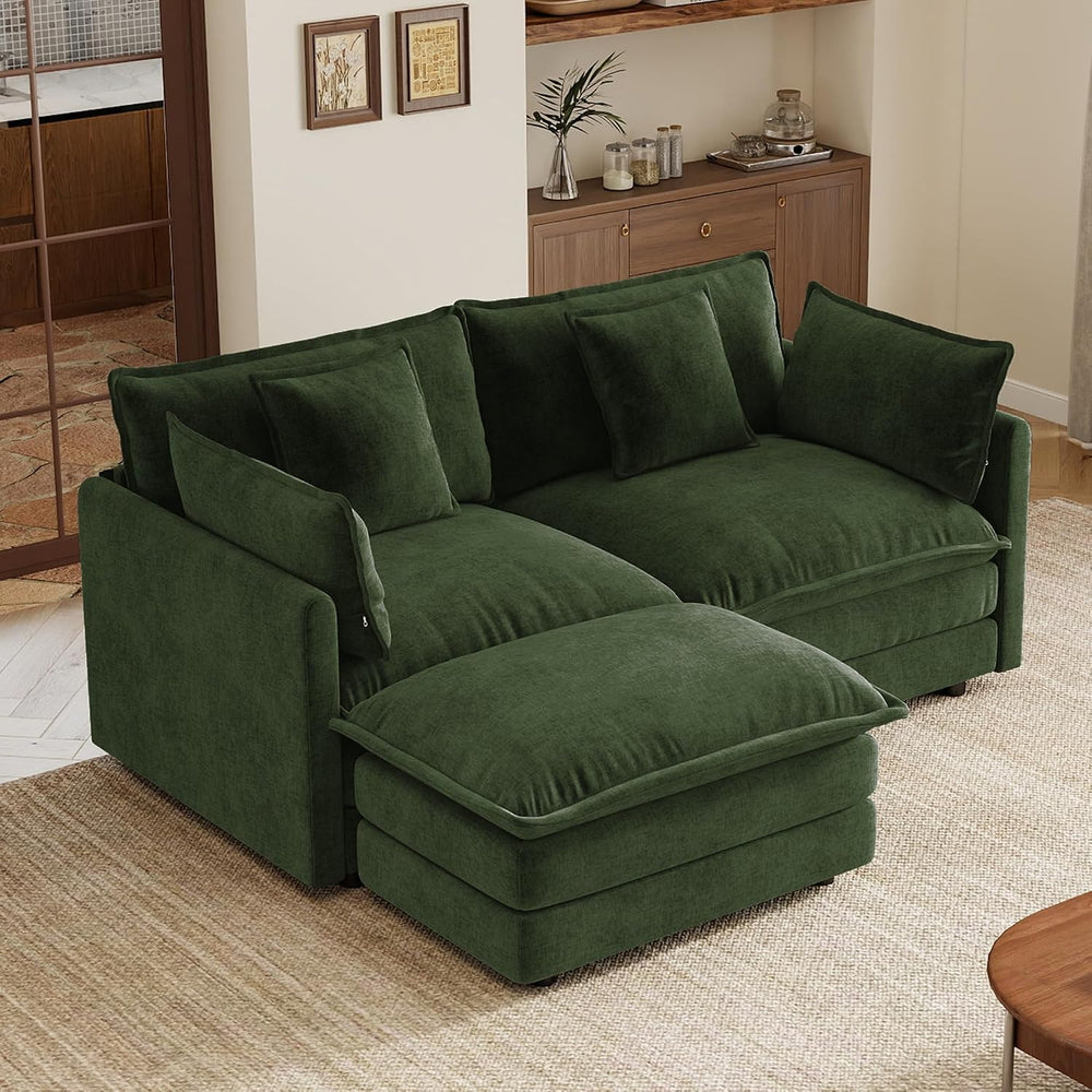 mikibama Modular Sectional Sofa, 70.8 Inch L Shaped Couch Set for Living Room...
