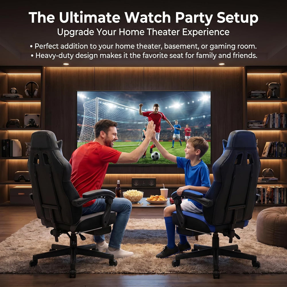 DL-win Gaming Chairs for Adults, Computer Chair with Footrest and High Back, ...