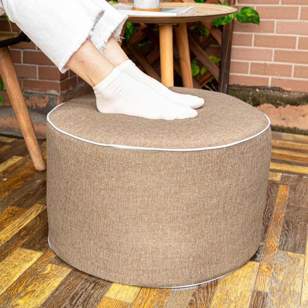 Outdoor Ottoman Outdoor Ottomans for Patio 20x12 Inches Modern Lightweight Fo...
