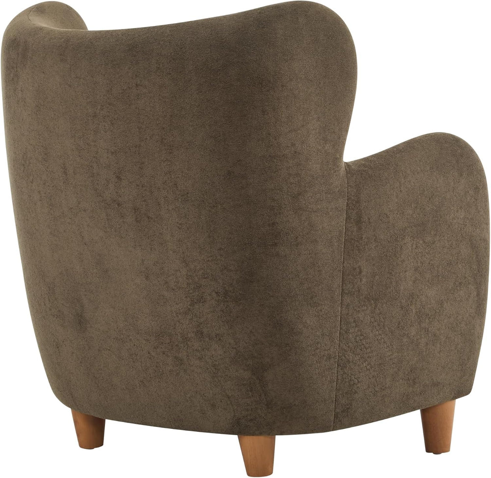 Christopher Knight Home Auden Wingback Accent Chair, Fabric Club Chair, Velve...