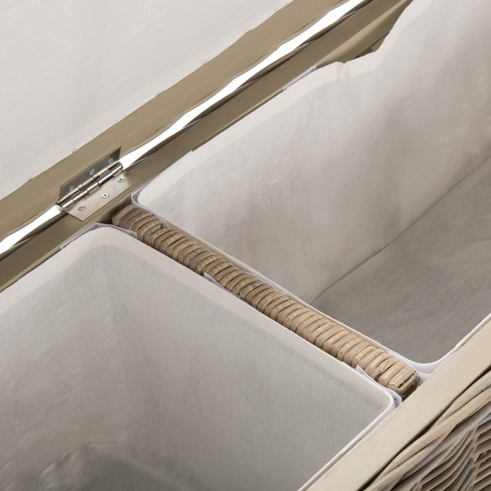 SAFAVIEH Furniture - Caius Rattan Trunk - Grey - Rattan - Coastal Woven Desig...