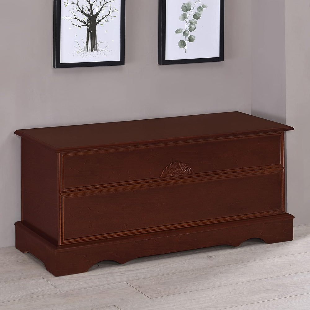 Coaster Home Furnishings - Paula - Wood - Cedar Chest with Storage Trunk, Rec...