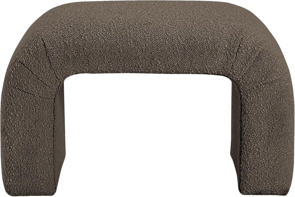 Meridian Furniture 169Brown Niagara Collection Modern | Contemporary Boucle F...