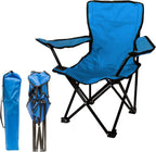 Pacific Play Tents – Kids Folding Chair, 100 lbs. Weight Capacity - Sapphire Blue