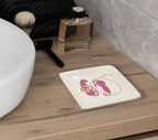 WODMIS Pink Leopard Ceramic Jewelry Tray Dish, Cheetah Gifts for Women, Trendy Retro Preppy Pink Cheetah Jewelry Plate Ring Trinket Dish, Leopard Gifts for Women