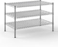 24" Deep x 42" Wide x 27" Height Wire Shelving Kit | 3-Tier | NSF Commercial Storage Rack Unit