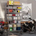 24" Deep x 48" Wide x 86" Height Wire Shelving Kit | 8-Tier | NSF Commercial Storage Rack Unit
