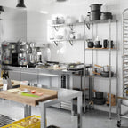 14" Deep x 24" Wide x 74" Height Wire Shelving Kit | 4-Tier | NSF Commercial Storage Rack Unit