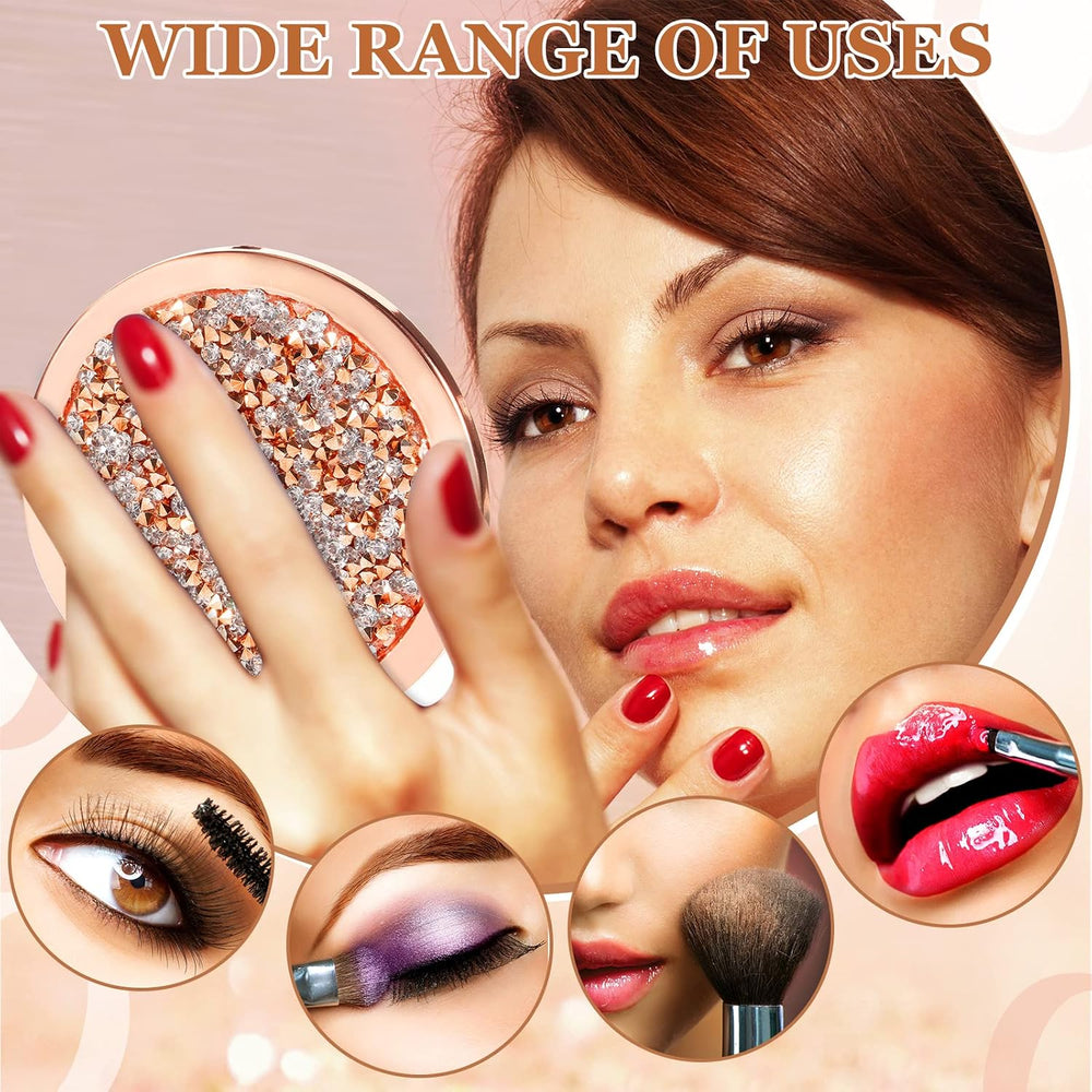 Cindeer 12 Pcs Small Compact Mirror Folding Pocket Makeup Round Hand Held Cos...