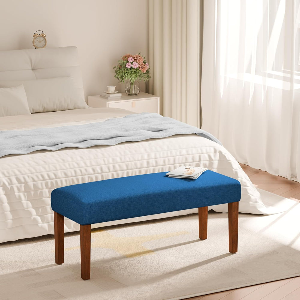FAGAGA 44Inch Bench, Fabric End of Bed Bench, Entryway Benches, Upholstered B...
