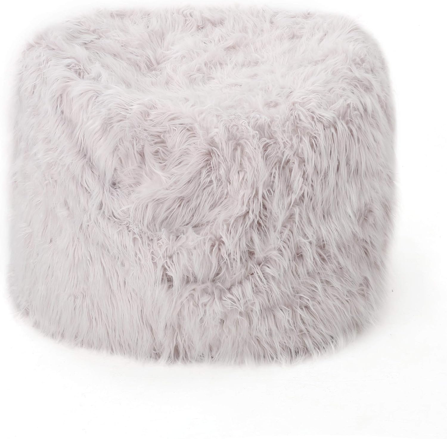 Christopher Knight Home Faux Fur Faux Fur Beanbag, 5', Lavender