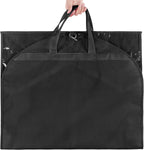 KEEGH 40 inch Clear Garment Bags for Dance Costumes, Black, 6 Pack | 4 Zipper Pockets, for Dance Competitions, Ballet, Theatre, Dance Garment Bags for Dancers, Hanging Clothes for Closet Storage