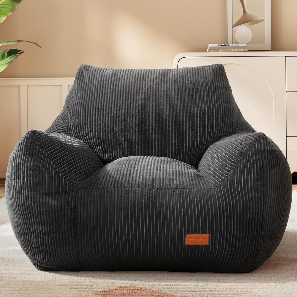 Big Bean Bag Chair for Adults, Ultra Soft BeanBag for Living Room | Stuffed B...