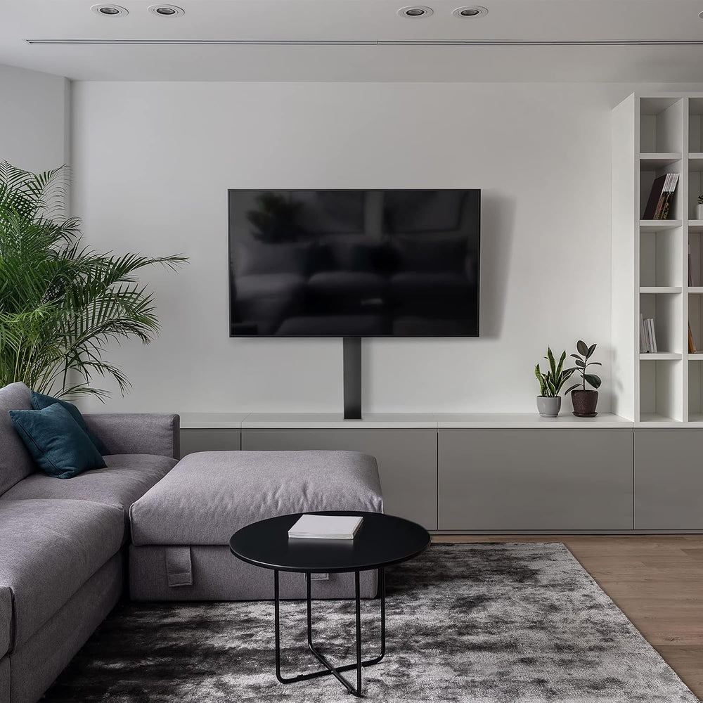 VIVO Motorized Large TV Stand for 37 to 77 inch Screens, MOUNT-E-UP80D | Blac...