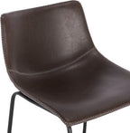 EdgeMod Brinley Counter Stool in Brown (Set of 3)
