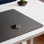 Jotsome Leather Desk Pad Mat, Non-Slip Desk Blotter Pad - Desk Protector for Office, Home, Lap Desk, Laptop, and Desktop, Gift for The Holidays or Christmas (Midnight Blue, 17" x 12")