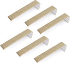 Novel Box 6 Pack Bracelet/Watch Ramp Burlap 2x8.25x2 Inches - Slim and Sleek Ramps for Jewelry Display - Bracelet Holder Organizer Stand for Wedding, Selling & Personal Use