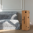 MAXYOYO Bean Bag Chair, Faux Fur Floor Sofa Floor Chairs for Adults, Folding Sofa Bed Foam Filling Wall Couch Chairs, Grey, 54x95 Inch