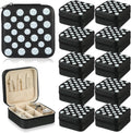 12 Pcs Volleyball Gifts for Team Bulk Volleyball Jewelry Box Small Portable Case for Team Coach Supplies (Black)