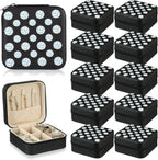 12 Pcs Volleyball Gifts for Team Bulk Volleyball Jewelry Box Small Portable Case for Team Coach Supplies (Black)