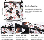 king comforter storage bag,clothes blanket bedding pillow quilt organizer for closet,fabric moving bags with portable handles and zipper 95L(2pack)