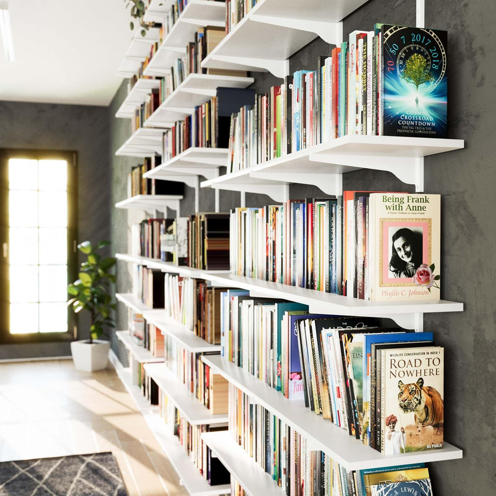 Wallniture Turin 48"x10" Floating Shelves for Wall Storage, Closet ...