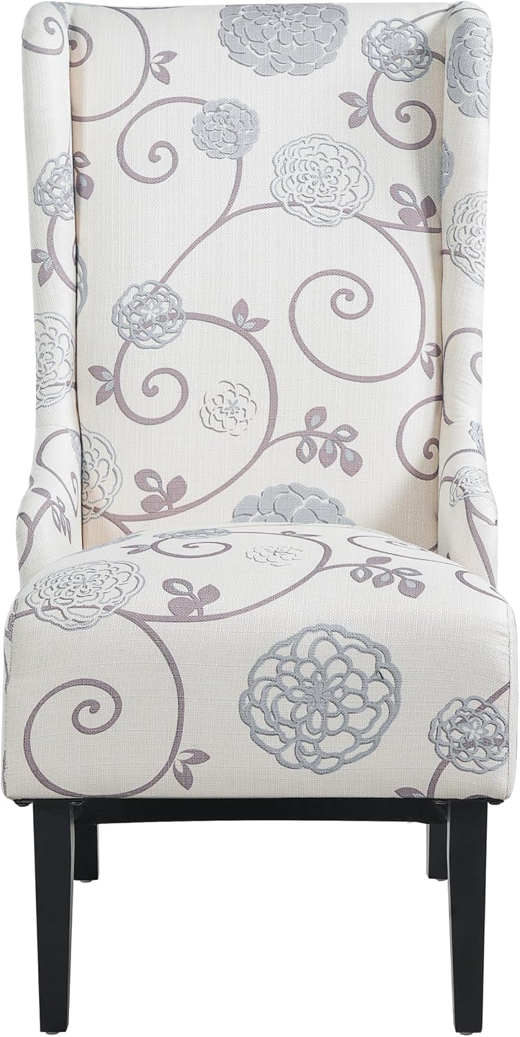 Christopher Knight Home Micua Luxury Upholstered Dining Chair with Floral Fab...