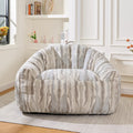 Bean Bag Chair for Adults, 44.1" Comfy Beanbag with Handle, Lazy Sofa Chair with Armrest, Great for Reading Gaming Watching TV, Living Room and Bedroom, XXL