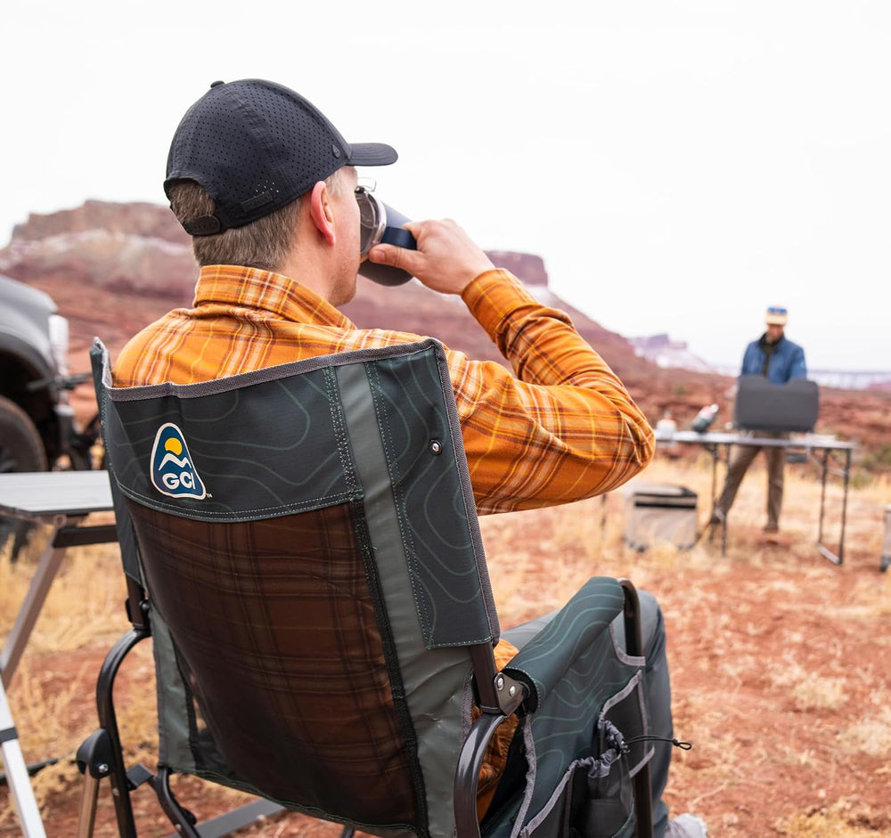 GCI Outdoor Stowaway Rocker - Hunter Topo