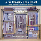 Whitmor Modern Industrial Wardrobe
