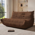 Giant Bean Bag Chair for Adult, Cozy Boneless Fireside Accent Loveseat Chair,Memory Foam Floor Sofa, Comfy Lounge Couch for Bedroom Small Living Room Apartment Daily Relax(Coffee,Loveseat)