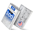 IDL Packaging Closed (Push Type) Seals for 5/8" Strap Width Steel Strapping (Pack of 100) - Superior Holding Power - Sturdy Metal Clips for Reliable Securing of Packaging Banding