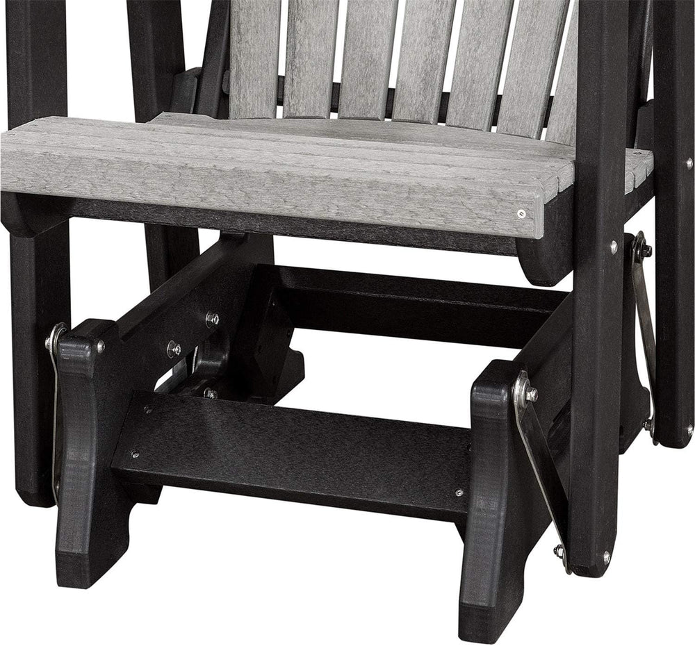 American Furniture Classics Double Center Table Glider, Light Gray