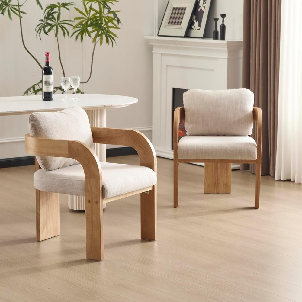 Christopher Knight Home Yorick Modern Dining Chair Set of 2 with Cushion, Sol...