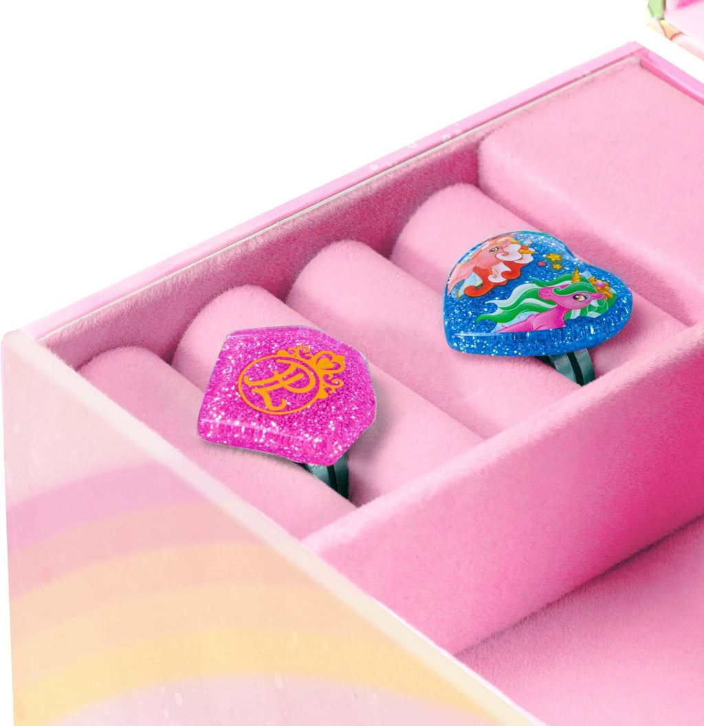 Craze Music Box Ballerina | Music Box with Melody, Girls Jewellery Box with Rotating Ballerina, Mirror & Drawer