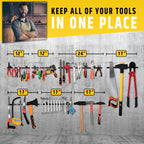 17" Heavy-Duty Magnetic Tool Holder (Upgraded Version) - Extremely Powerful Magnetic Pull Force to Hold Heavy Tools - Professional Space-Saving Magnetic Bar - Tool Organizer Rack/Strip