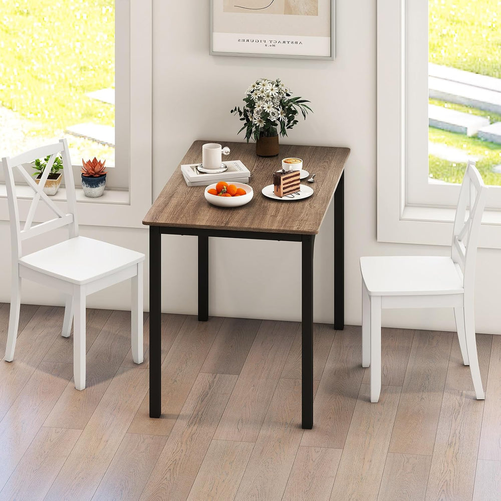 GOFLAME Dining Chairs Set of 4, Kitchen Chairs with Rubber Wood Legs & Cr...