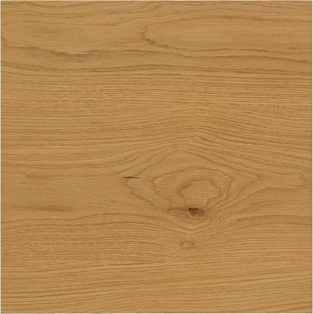 Martin Svensson Home Julian Genuine Oak Wood End Table, 20 Inch Square, Mid C...