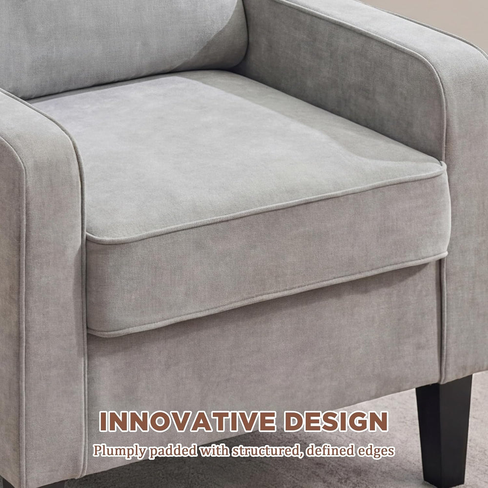 Mangodan Comfy Accent Chair for Living Room, Mid Century Modern Reading Chair...