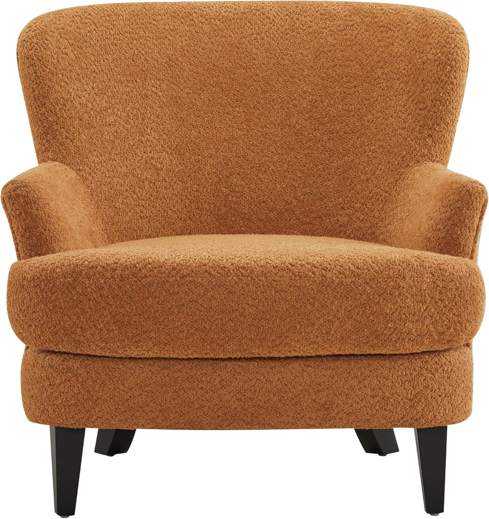 Christopher Knight Home Winnie Boucle Upholstered Wingback Accent Chair and O...