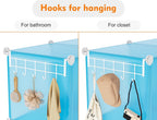 Portable Closet 6 Cube Closet Organizer and Storage Shelf Bookcase with Metal Hammer, Organizer Cabinet for Kids, Bedroom, Bathroom