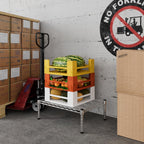 18" Deep x 24" Wide x 8" Height 1-Tier Wire Shelving Kit | NSF Commercial Storage Rack Unit