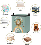 Large Comforter Storage Bag with Zipper,Closet Organizer for Clothes/Blankets/Quilts/Pillows,Fabric Moving Bags with Portable Handles 95L(2-Pack)