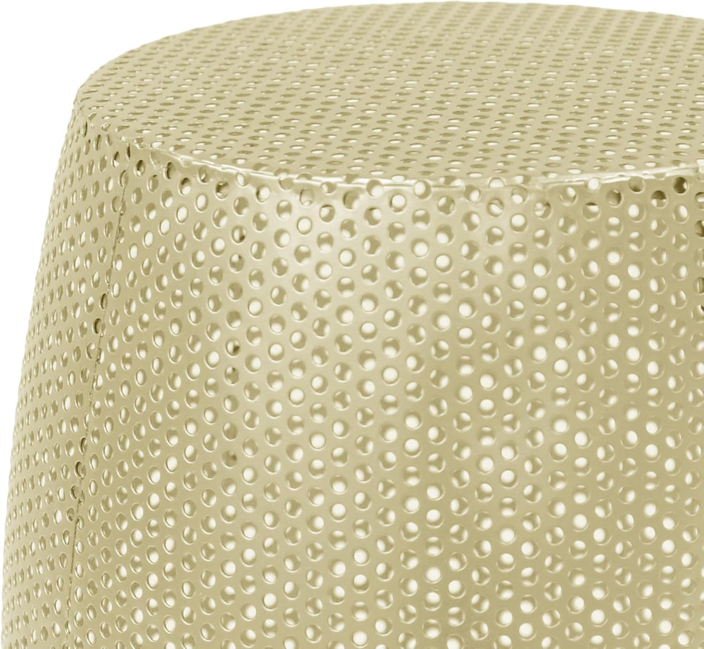 Round Metal Hollow Side Table