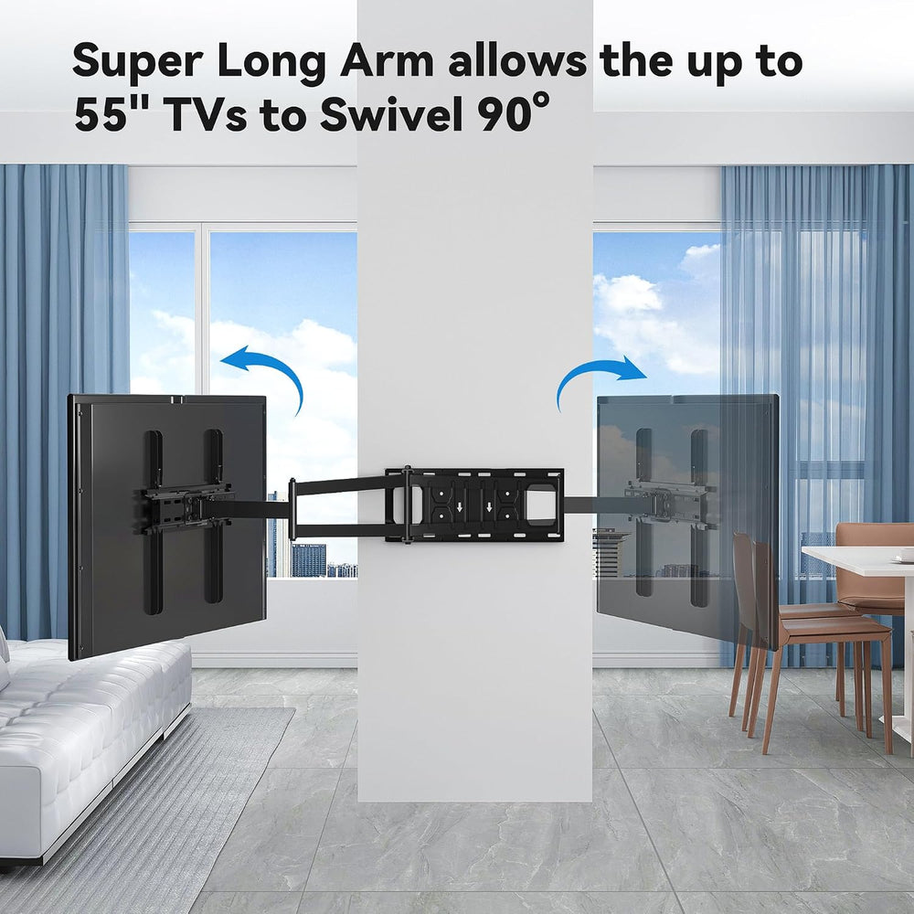 FORGING MOUNT Long Arm Corner TV Wall Mount for 26-60 Inch TVs | 25.6" F...