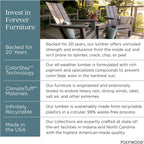 POLYWOOD Presidential Rocking Chair in Black