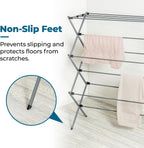 Honey-Can-Do Oversize Collapsible Metal Clothes Drying Rack, Grey