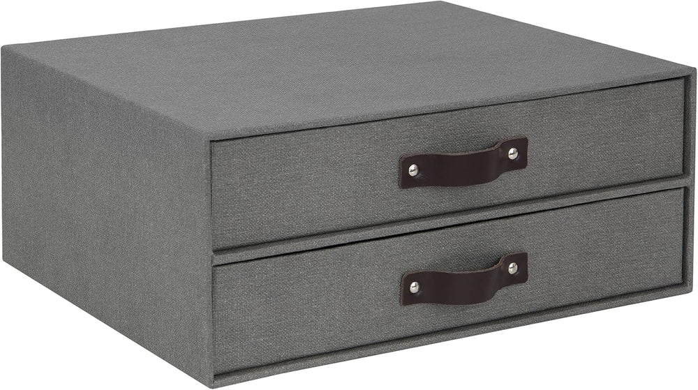 Bigso Box of Sweden Mini Desk Chest of Drawers for Documents and Office Suppl...