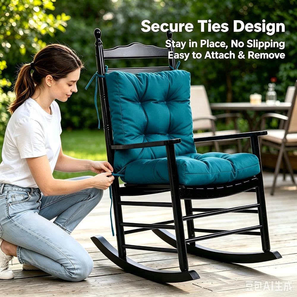 QILLOWAY Outdoor Chair Cushion for Patio Furniture, Waterproof Patio Cushions...