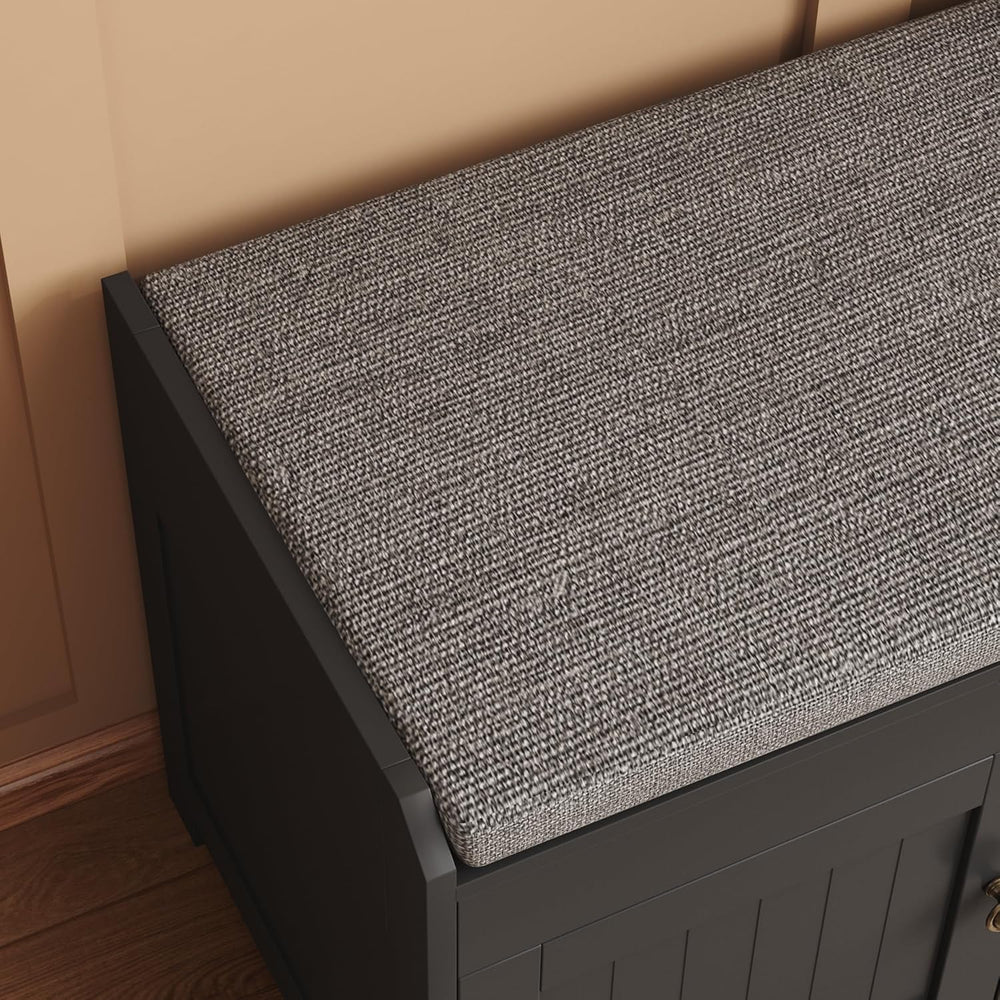 HOMEFORT 54.4" Shoe Bench with Lift Top Storage, Entryway Bench with Cus...